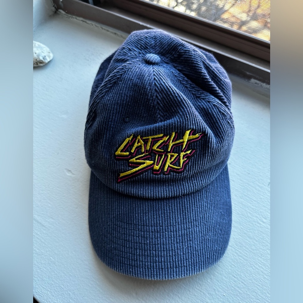 ~Blue Corduroy Catch Surf Hat~